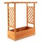 Raised Garden Bed with Trellis or Climbing Plant and Pot Hanging